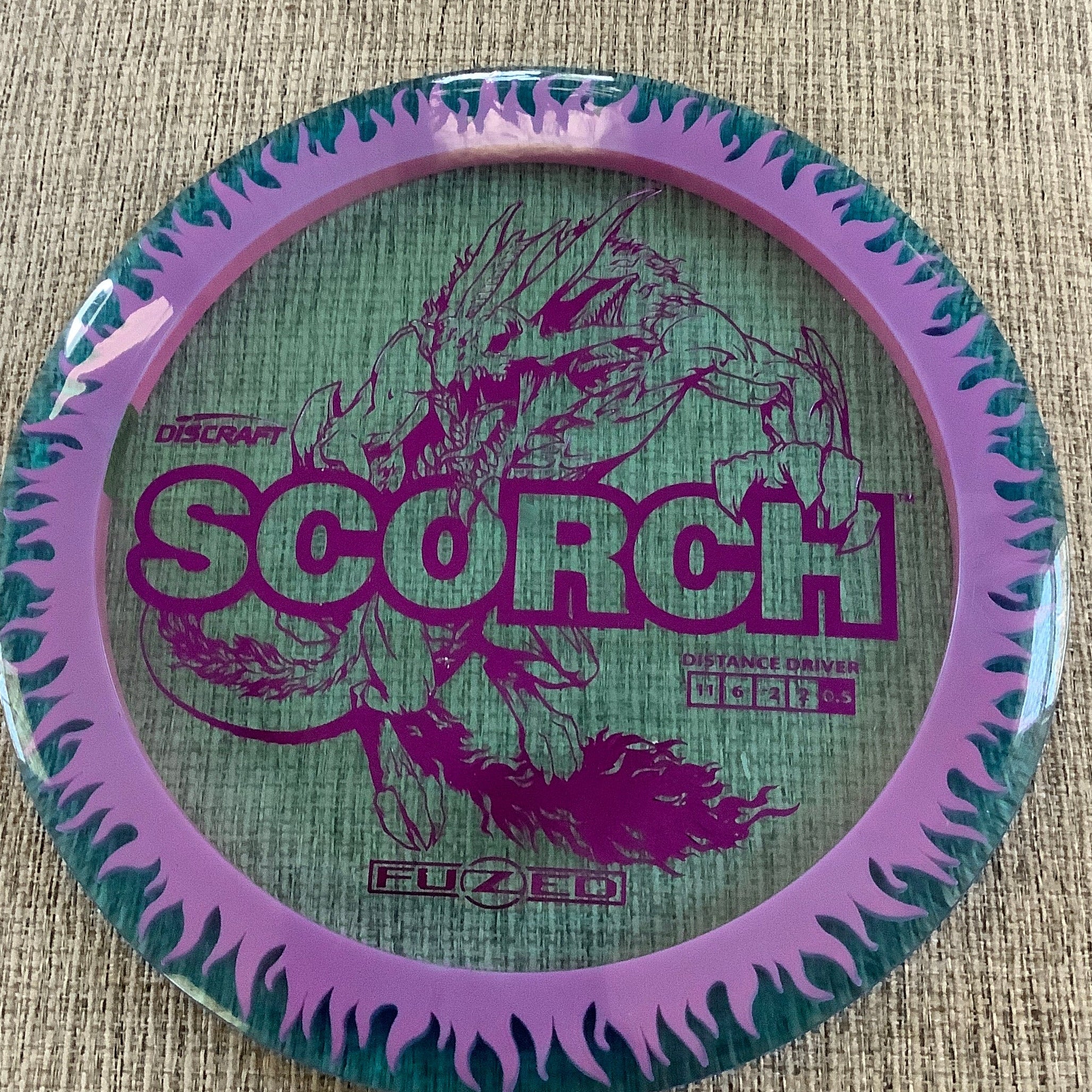 Discraft Fuzed Z Scorch W/ Flame Pattern - 176g