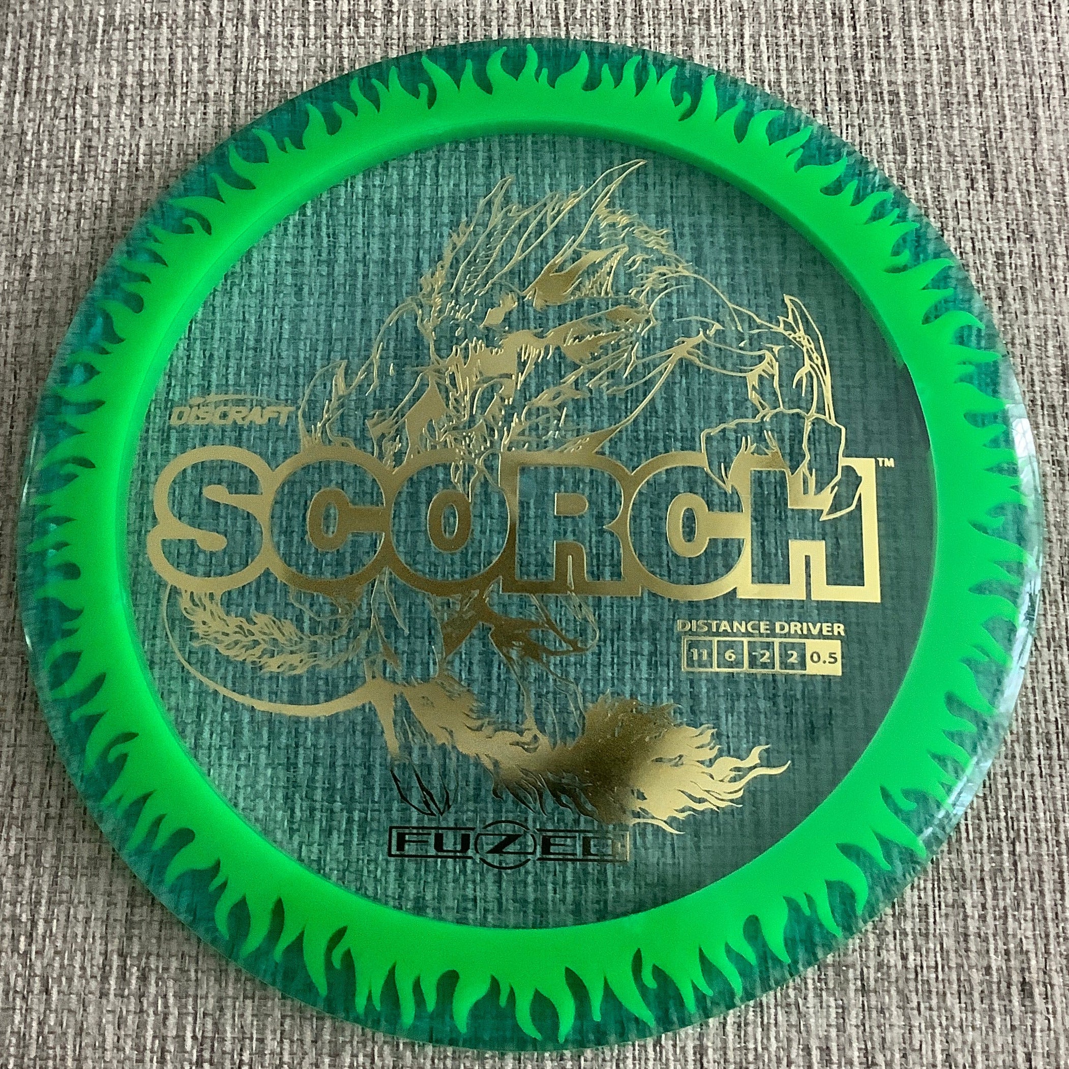 Discraft Fuzed Z Scorch W/ Flame Pattern