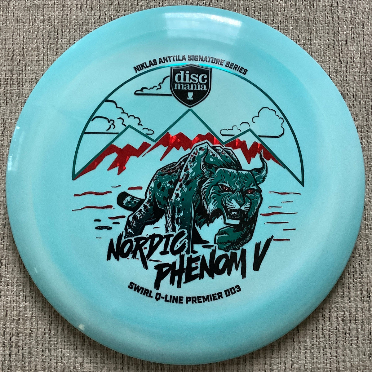 Discmania Niklas Anttila Signature Series Swirl Q-Line Premier DD3